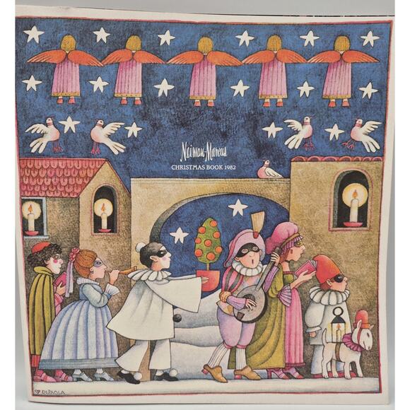 Neiman Marcus Christmas Book Catalog 1982 Tomie de Paola Cover YK - Picture 1 of 8